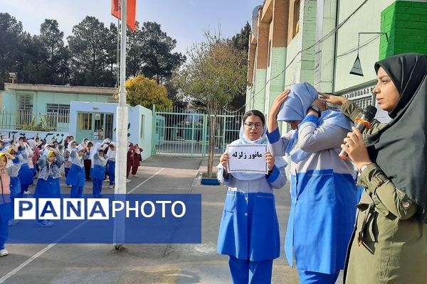 مانور زلزله در مدارس شهرستان ملارد