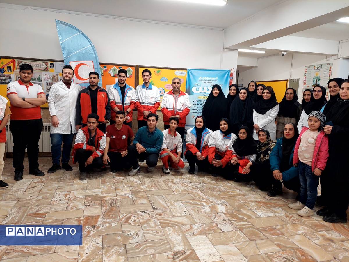 اردوی جهادی محبت در شهرک بهارستان