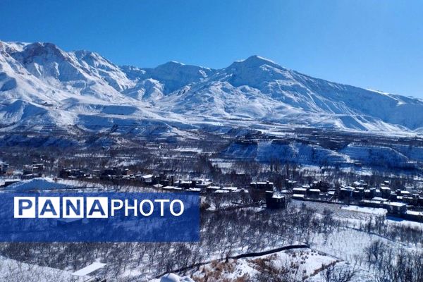 اولین برف زمستانی در بار