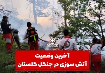 آخرین وضعیت مهار آتش در  پارک ملی گلستان