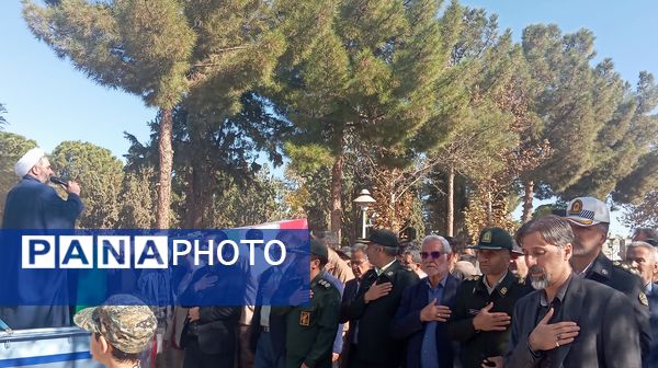 مراسم تشییع پیکر شهید گمنام  در شهرستان کاشمر 