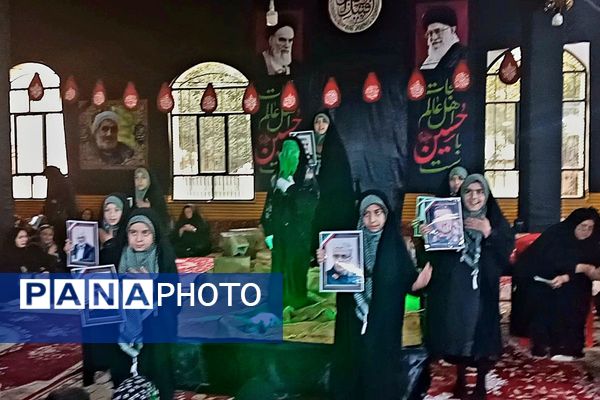 برگزاری مراسم شهادت دردانه حضرت اباعبدالله الحسین در شهرستان فیروزکوه