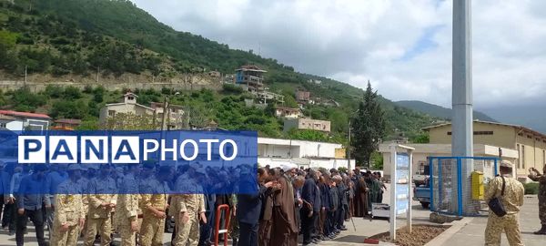 تشییع پیکر جانباز هشت سال دفاع مقدس در سوادکوه