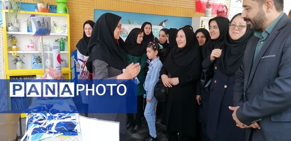 برنامه تجربه‌گردانی طرح مدرسه بدون پسماند در دبستان شهید رازدان ناحیه ۷ مشهد