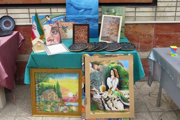 مراسم هفته پژوهش در دبیرستان بانو عفت آهنگری شهرری