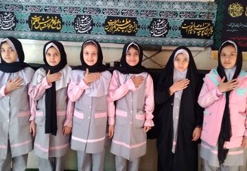 آیین عزاداری حضرت فاطمه الزهرا(س) در مدرسه شهید جوادسرافراز اسلامشهر