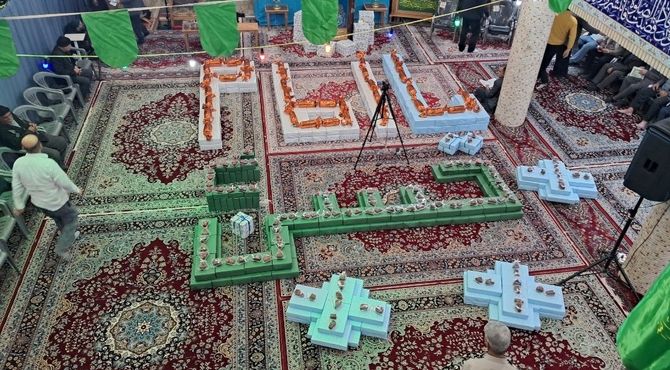 جشن میلاد امام حسن(ع) در مسجد جامع زرقان