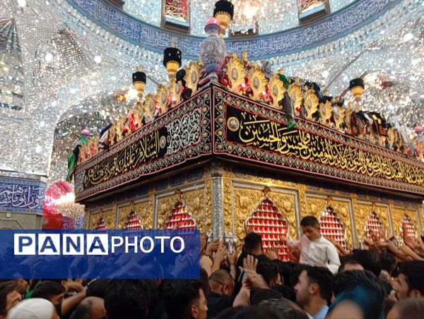 حرکت کاروان پیاده شهدای شهرستان خانمیرزا در اربعین حسینی