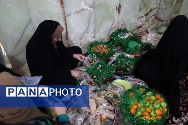 آیین تکریم مادران و همسران شهدا در شبستان بزرگ حرم بی‌بی سکینه(س)