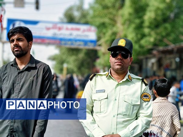 بیداری در گام‌های نوجوانان عنبرآباد؛ حضور حماسی در روز دانش‌آموز