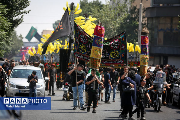 عزاداری عاشورا حسینی در محله رودکی