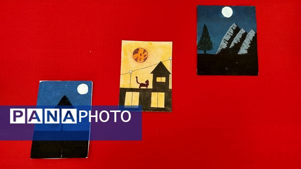 هم‌زمان با هفته فرهنگ و هنر؛ آثار هنری دانش‌آموزان دبیرستان بنت‌الهدی صدر در نورآباد به نمایش درآمد