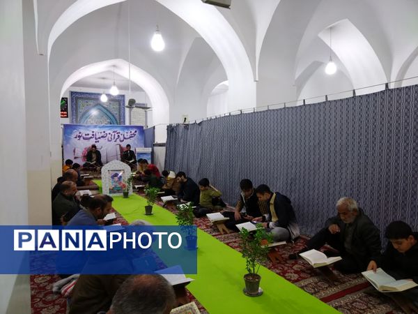جزء خوانی قرآن کریم در شهرستان خلیل آباد و شهر کندر