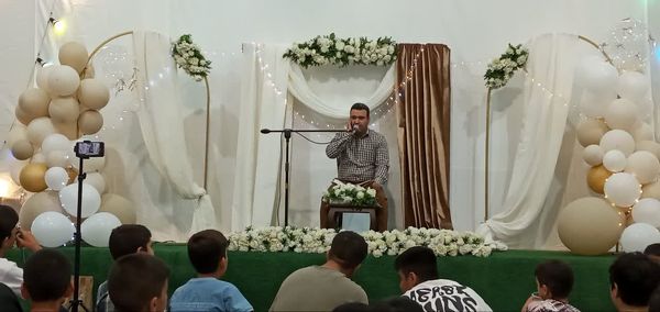 مراسم جشن سالروز ازدواج امام علی(ع) و حضرت زهرا(س) در روستای ورجان قم