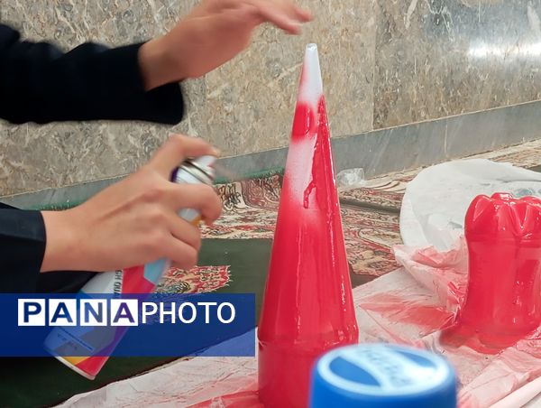 اردوی یک روزه دانش‌آموزان بسیجی همراه با ساخت موشک‌های استکبارستیزی 