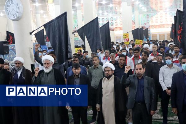 فریاد استکبار ستیزی دانش آموزان در حمایت از مظلومان