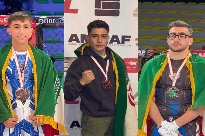 افتخارآفرینی جوانان تیم جگوار سبک کیک جیتسو در مسابقات لبنان