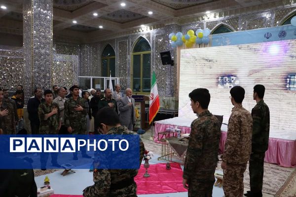 چلچراغ آیه‌ها در آستان بی‌بی سکینه شهرستان ملارد