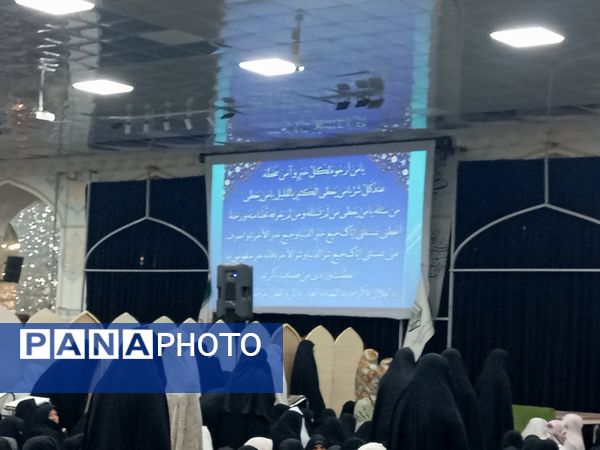 نماز جماعت همزمان با شب لیلة الرغائب در شهرستان کاشمر 
