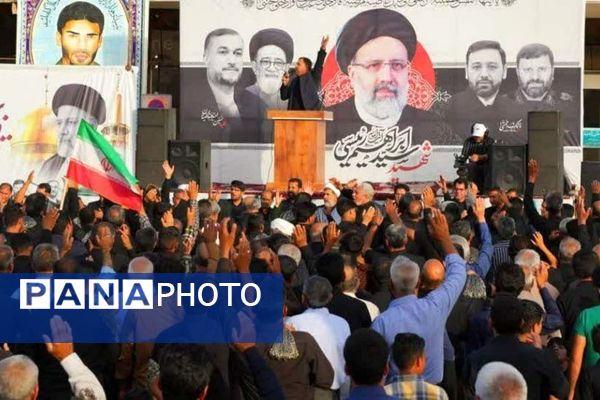 بم در سوگ رئیس‌جمهور مردمی، جهادی و انقلابی 