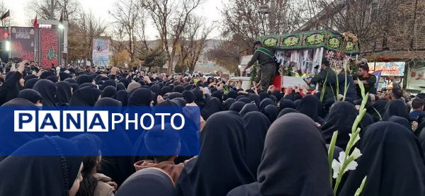 وداعی غم‌انگیز با شهید گمنام در نورآباد