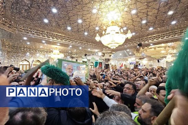 بدرقه یاران انقلاب در حرم حضرت عبدالعظیم (ع) شهرری