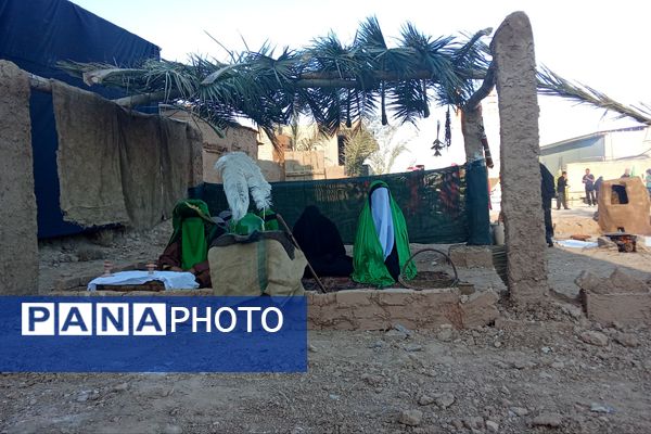 اجرای تعزیه شهادت حضرت زهرا (س) در روستای ظفرآباد شیراز