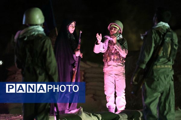  نمایش میدانی پایداری در نبرد چزابه - شیراز