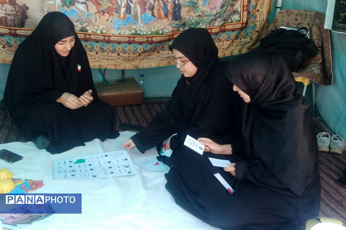 حضور کودکان و نوجوانان در راهپیمایی جاماندگان اربعین حسینی