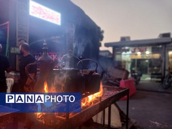 میهمانی عزاداران حسینی در موکب‌های محرمی فریدونکنار 