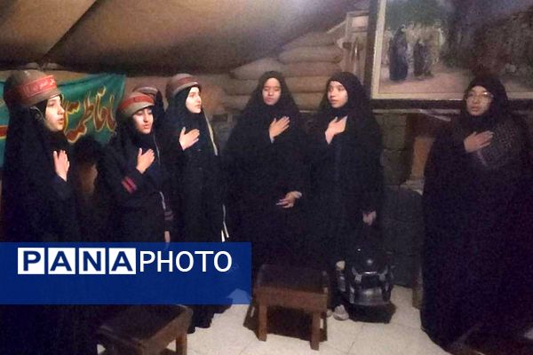 زیارت گلزار شهدا و اقامه نماز جماعت دانش‌آموزان فرزانگان در امامزاده ابراهیم ملارد