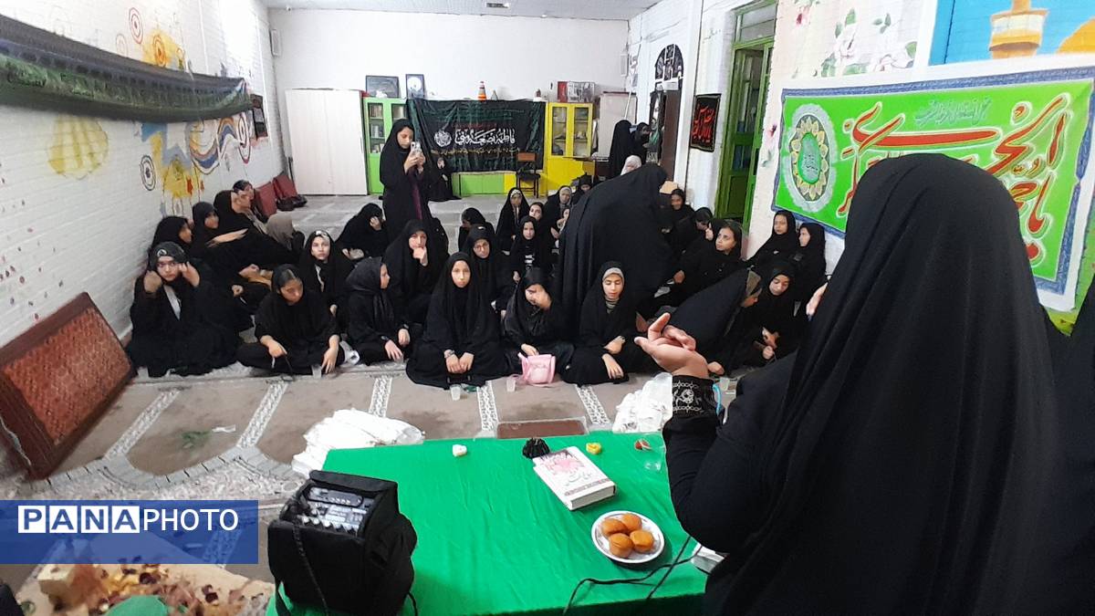 عزاداری دختران احلی من العسل به مناسبت شهادت حضرت رقیه(س)