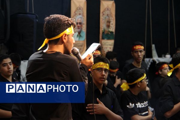 مراسم سوگواری احلی من العسل در شهرکرد