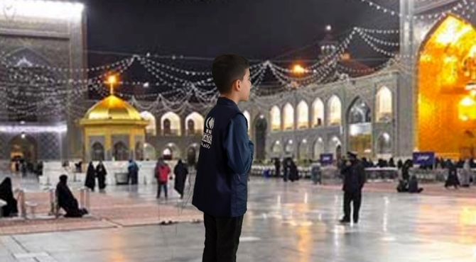 دکلمه‌خوانی دانش‌آموز خبرنگاران پانا شهریار به مناسبت شهادت امام مهربانی‌ها  