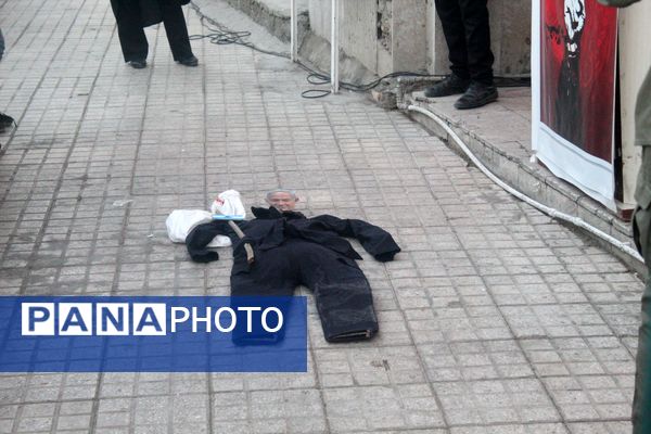 جشن مردم حاجی‌‌آباد برای پیروزی در مقابل رژیم صهیونسیت و آمریکای جنایتکار