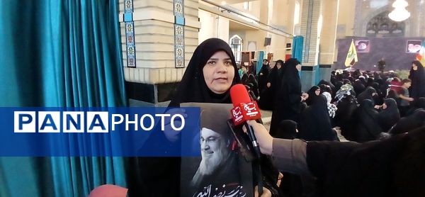 مراسم بزرگداشت مجاهد شهید سیدحسن نصرالله در مسجد خاتم‌الانبیا شهرستان ملارد