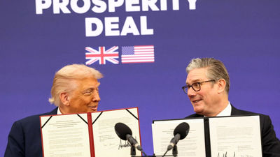 آمریکا توافق فناوری ۳۱ میلیارد پوندی با انگلیس را تعلیق کرد