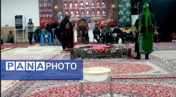 شبیه خوانی به مناسبت شهادت بانوی دوعالم در امامزاده سید قاسم روستا ارغا 