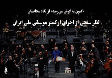 «کنون به گوش می‌رسد» از نگاه مخاطبان / نظر سنجی از اجرای ارکستر موسیقی ملی ایران