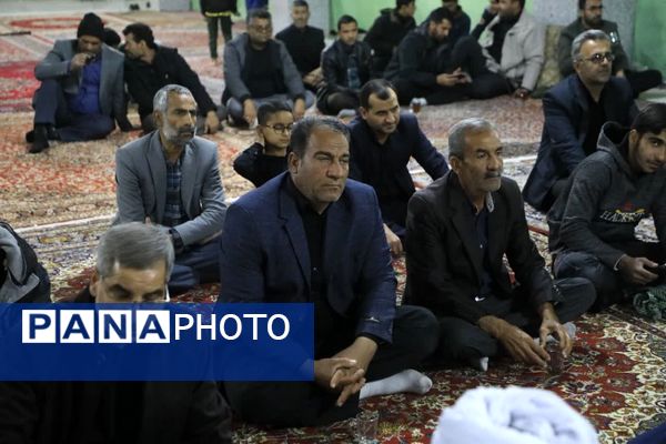 مراسم عزاداری در هیأت صاحب الزمانی (عج) خوسف 