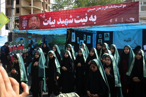 برگزاری مراسم جاماندگان اربعین حسینی در امامزاده حسن (ع) کرج 