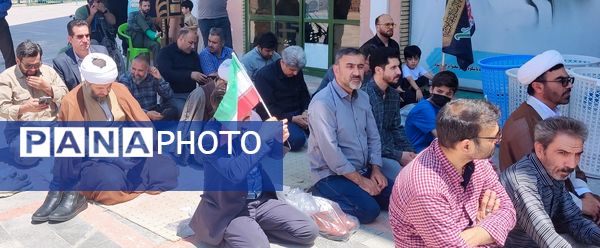 خروش مردم بجنورد علیه جنایات رژیم صهیونسیتی 