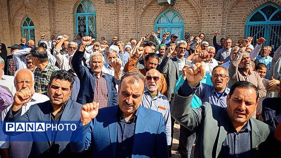 راهپیمایی بشارت نصر در کاشمر 
