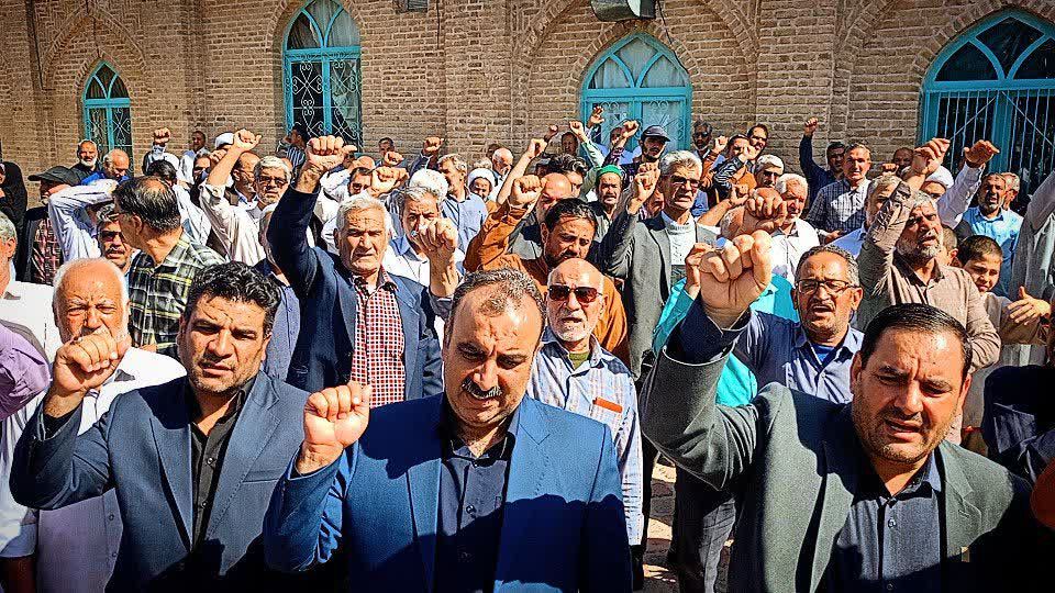 راهپیمایی بشارت نصر در کاشمر 