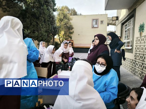 وارنیش فلوراید در دبستان شطیطه2