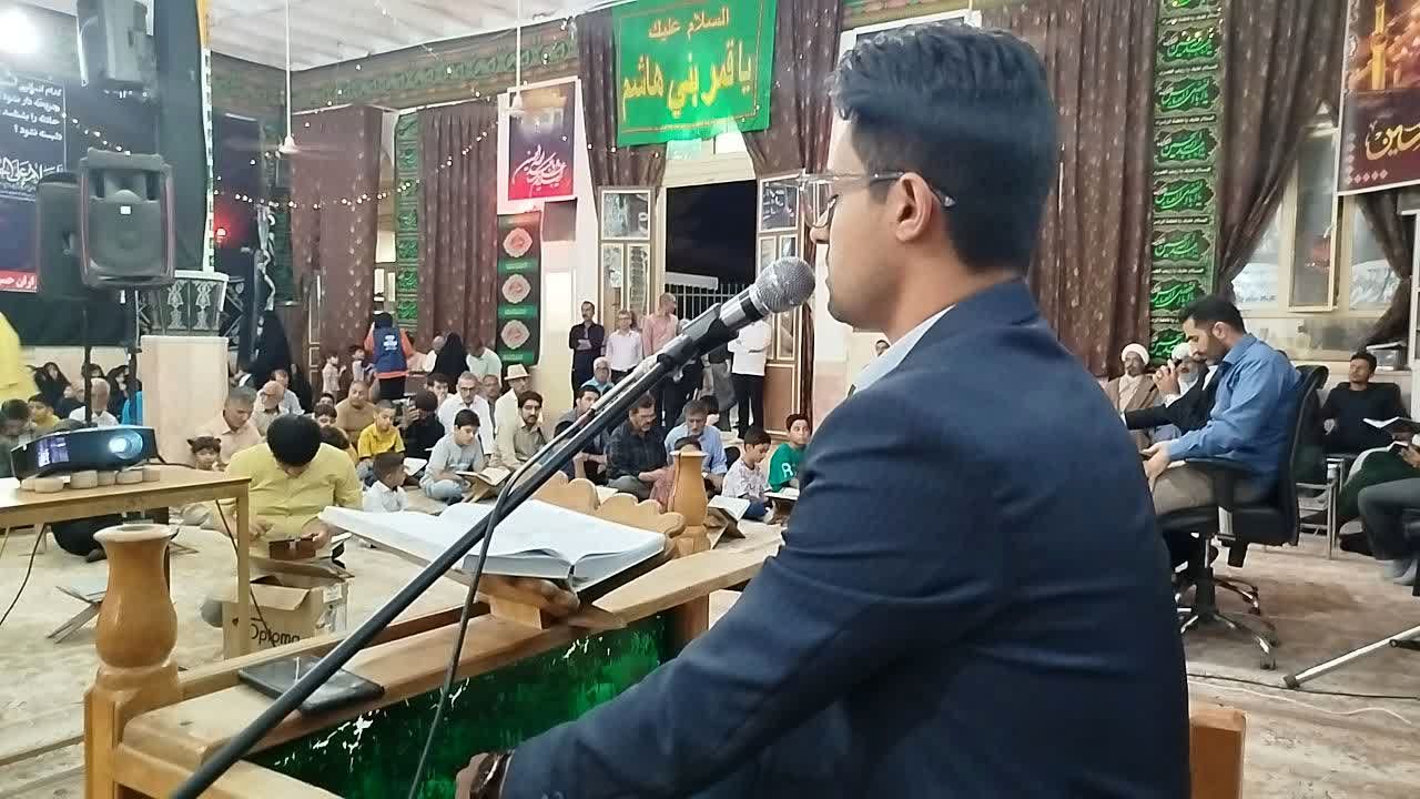 افتتاحیه جلسه قرآنی شهدای فدافن 