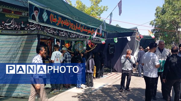 عاشقان امام رضا(ع) در راه مشهد مقدس