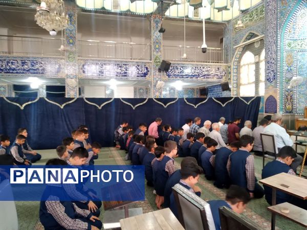 برگزاری اولین نماز جماعت سال تحصیلی جدید دبستان حضرت قاسم ابن الحسن (ع)