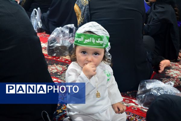 شیرخوارگان عهد سربازی امام‌زمان را در مصلی نسیم‌شهر بستند