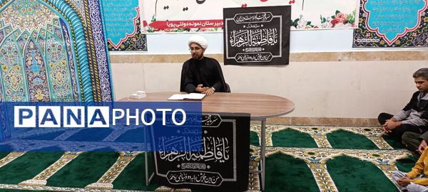 لبیک دانش‌آموزان دبیرستان نمونه دولتی آفرینش به ندای مظلومیت حضرت زهرا (س)